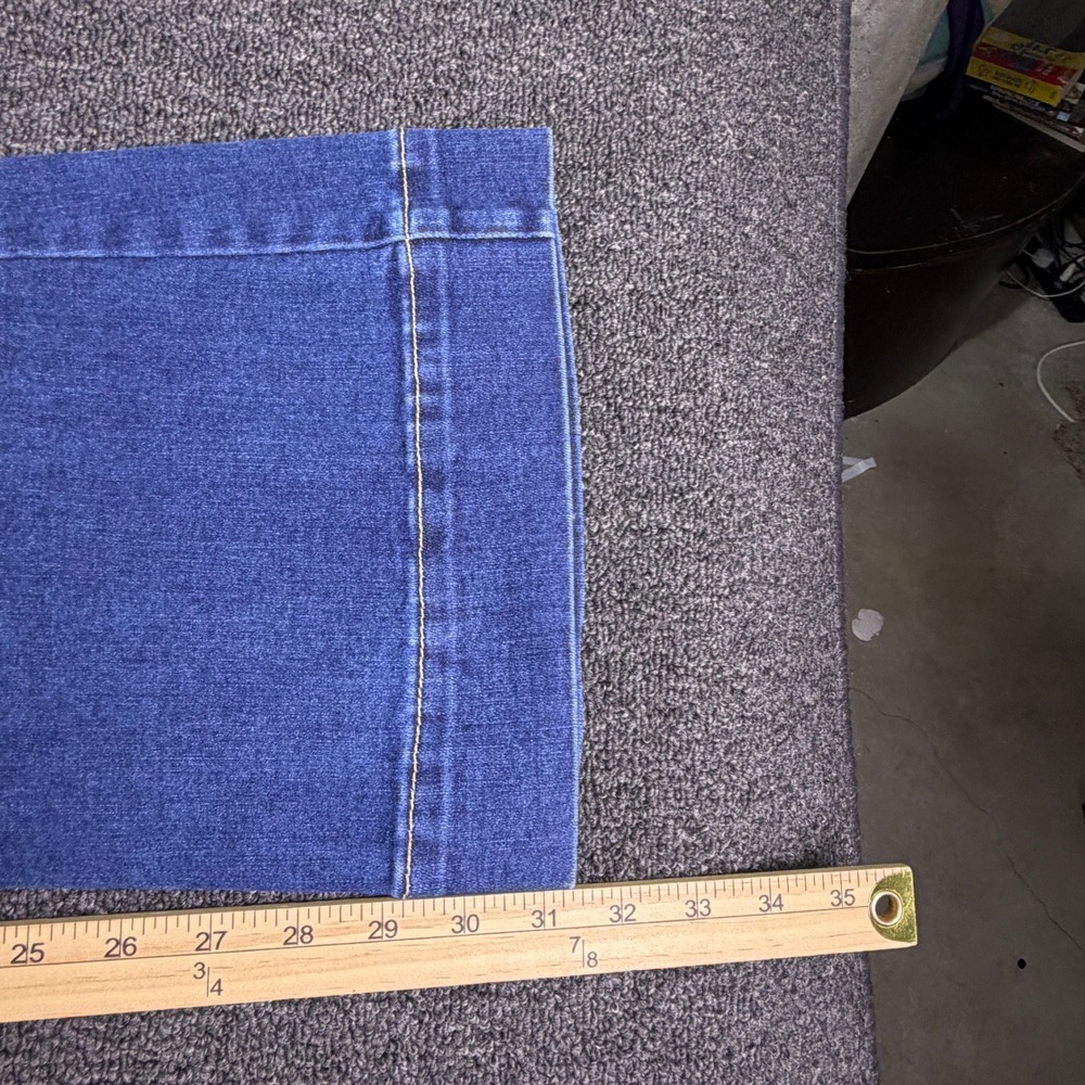 Judy Blue Jeans Womens 3/26 Flare JB82395DK Blue High Rise Stretch EUC - Picture 4 of 11